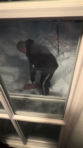 My Town Had 18 To 22 Inches Of Snow. Special Thanks To My Uncle For Clearing Off The Path.