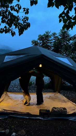 Setting Up a Simple Camp Timelapse | Camping Vlog