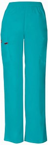 Women's Petite EDS Signature Scrubs Drawstring Cargo Pant, Teal Blue, Small/Petite