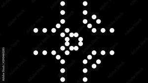 Neuron Like Semaphore Signal Lights Seamless Loop Transition