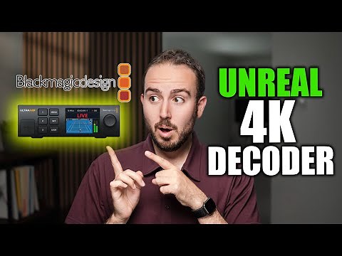 Blackmagic Streaming Decoder 4K | Point to Point Streaming Setup