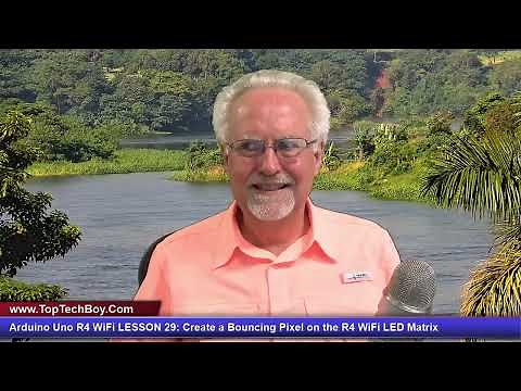 Arduino Uno R4 WiFi LESSON 29: Create a Bouncing Pixel on the R4 WiFi LED Matrix