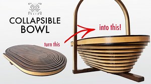 How to Make a COLLAPSIBLE Bowl!! It's EASIER than you might think! | 3x3 Custom