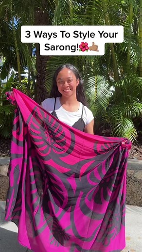 Three Cute and Simple Ways to Style Your Sarong