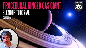 Procedural Ringed Gas Giant - Blender Tutorial
