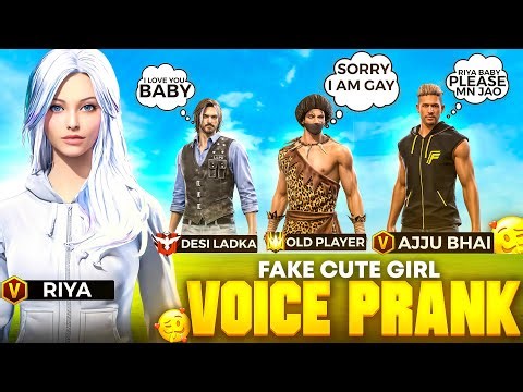 Fake Girl Voice Prank on Random Free Fire Players 😱😂