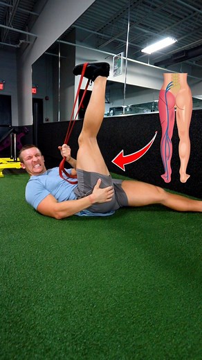 Dr. Grant Elliott on Instagram: "💥 STOP stretching your sciatica! ❌ Many of you with sciatica will feel like your glute or leg is always tight. Your instinct is to stretch this, but many of you will notice it might feel worse after! Stretching your sciatica is not a good idea and can make it worse! 🔑 The key here is to understand why your leg feels tight. A compressed or sensitive nerve will create this sensation in your leg as a warning sign that there is nerve tension. A sensitive nerve does