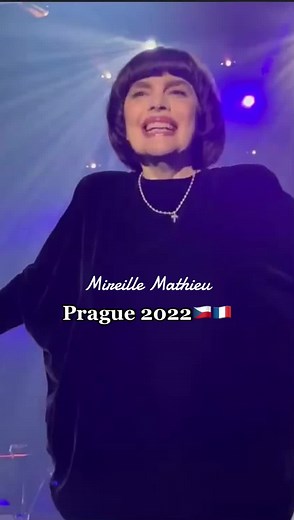 Mireille Mathieu Live Performance in Prague 2022