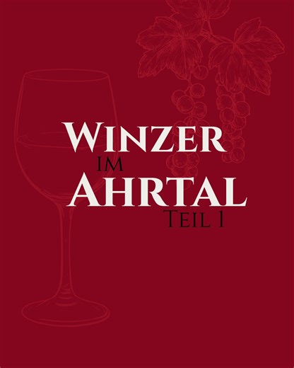 🍇Erkunde die schönsten 𝐖𝐞𝐢𝐧𝐠𝐮̈𝐭𝐞𝐫 im 𝐀𝐡𝐫𝐭𝐚𝐥🍇 – Teil 1! Zwischen steilen 𝐖𝐞𝐢𝐧𝐛𝐞𝐫𝐠𝐞𝐧 und historischen 𝐖𝐞𝐢𝐧𝐤𝐞𝐥𝐥𝐞𝐫𝐧 reifen charaktervolle 𝐒𝐩𝐚̈𝐭𝐛𝐮𝐫𝐠𝐮𝐧𝐝𝐞𝐫 und frische 𝐑𝐢𝐞𝐬𝐥𝐢𝐧𝐠𝐞 heran. Lass dich von leidenschaftlichen 𝐖𝐢𝐧𝐳𝐞𝐫-Stories, stimmungsvollen 𝐖𝐞𝐢𝐧𝐩𝐫𝐨𝐛𝐞𝐧🍷 und gemütlichen Höfen verzaubern. Ob genussvolle 𝐖𝐞𝐢𝐧𝐰𝐚𝐧𝐝𝐞𝐫𝐮𝐧𝐠🚶‍♀️, kurzer 𝐖𝐨𝐜𝐡𝐞𝐧𝐞𝐧𝐝𝐭𝐫𝐢𝐩 oder geplanter 𝐏𝐚̈𝐫𝐜𝐡𝐞𝐧𝐮𝐫𝐥𝐚𝐮𝐛– hier erl