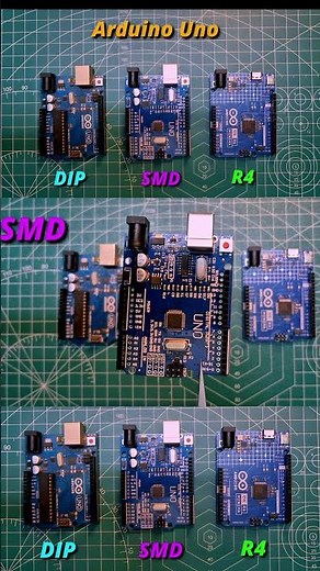 Arduino Uno SMD | Types of Arduino Uno | DIP vs SMD vs R4 | #iotprojects #arduinouno #arduino #iot