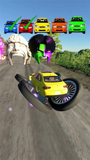 Big & Small Cars vs Zoey x 67 x Jinu #beamngdrive #kpop