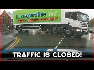 UNBELIEVABLE UK LORRY DRIVERS | AUDI slams on brakes in front of FULLY LOADED HGV, Lorry Fails! #3