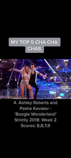 MY TOP 5 CHA CHA CHAS - 4TH #fyp #strictlycomedancing #chachacha