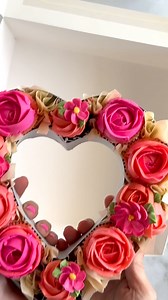 Heart shaped flower mini cupcake box for your Galentine or Valentine. Such a pretty gift! 💝🧁✨ #GalentinesDay #valentinesdaygift #minicupcakes #diyideas #bakingtime | Sophia Mya Cupcakes