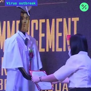 3.8K views · 93 reactions | WATCH: More than 170 students in Manila attended a cyber-graduation, accepting their diplomas via robot. | Bloomberg Originals | Facebook