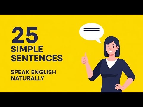 25 Useful English Sentences for Daily Use | English Learning Podcast