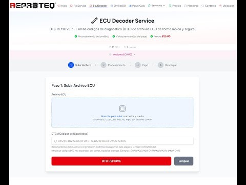 ECU DECODER - DTC REMOVER - REPROTEQ