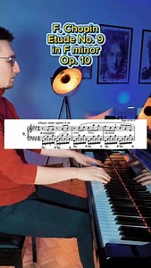 Chopin - Etude No. 9 in F minor, Op. 10 #chopin #etudeop10no9 #onlinepianolessons | Jan Simandl - Piano School in Zürich