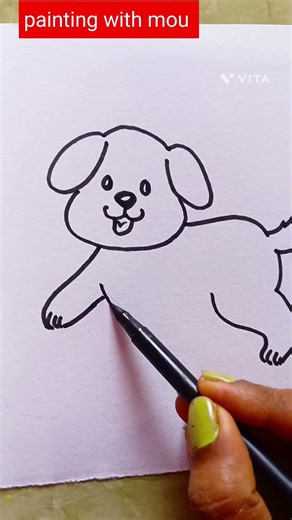 #shorts Easy drawing/Animal figure drawing