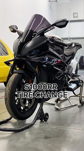 2024 BMW S1000RR Tire Change Rear tire was worn out. By the way, I was called to change the tires, This is the first time I saw the bike. This is not an upsell. Also: tires were balanced. Why isn’t it in the video? Footage was even worse, and its boring on camera. My primary objective is service work, tbh filming is a bit of an afterthought. Anyways, from talking to the customer, it sounds like the owner (a 3rd person) rides pretty hard. That’s totally fine, thing is. With a bike like this, they
