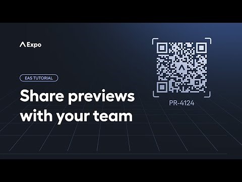 How to use over the air updates to share previews with your team | EAS Tutorial