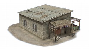 Abandoned | Building | Shop | Old | House - Download Free 3D model by YadroGames
