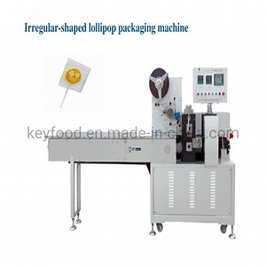 [Hot Item] Automatic Packaging Flat Lollipop Candy Packing Machine with PLC Control Panel