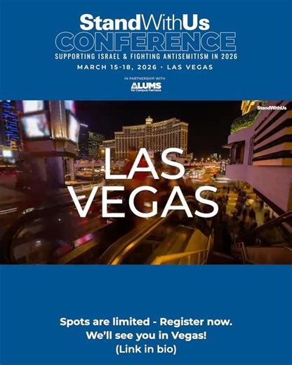 StandWithUs on Instagram: "Join us in Las Vegas from March 15 - 18 for the StandWithUs conference uniting leaders, students, and activists from all over the world to confront antisemitism and rally for Israel. Hear directly from powerful voices like singer-songwriter Idan Raichel, actress Patricia Heaton, writer Bret Stephens, activist Luai Ahmed, peacemaker Amb. Fitz Haney and a host of others who will join StandWithUs professionals to tackle the most critical issues facing our community. Spots