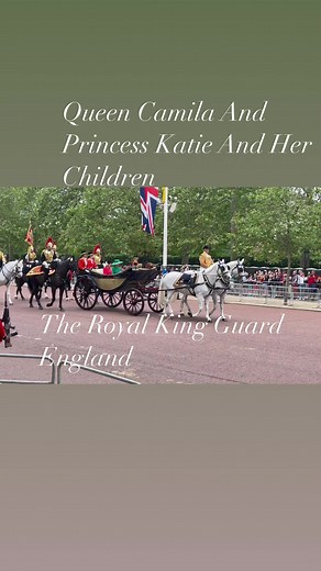 3.9K views · 15 reactions | Queen Camila And Princess Katie And Her Children Heading Towards Horse Guard Parade! #queencamila #princeskatie #kingscharles #horseguardparade #horse #kingguards #royalguards | The Royals King's Guard's England | Facebook