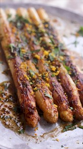 WoW facile ! Asperges des Sables des Landes rôties au beurre d'agrumes ! | Qualité Landes
