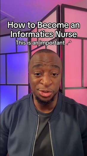 How to become an informatics nurse #nursingcareer