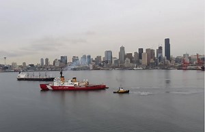 Last week, the Coast Guard Cutter Polar Star, a heavy icebreaker, began her voyage from Seattle to Antarctica in support of Operation Deep Freeze 2017. Deep Freeze is a multi-agency operation, supplying Antarctica and helping to facilitate important scientific research. Special thanks to Coast Guard Air Station Port Angeles for capturing these great photos of Polar Star's departure from Seattle! #USCG #PolarStar #CoastGuard #Continent7 #NatGeo #DeepFreeze | U.S. Coast Guard Pacific Area