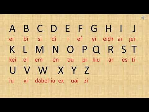 Abecedario en inglés | Pronunciación | Canción del abecedario en inglés para niños
