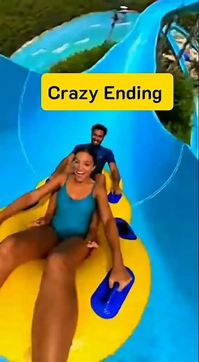 World’s Longest Water Slide Drop 😱 Insane Speed Finish!