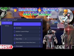 💅Baddies🔥 Hack/Script Auto Farm/Kill Player+Hitbox & Other More Features *Keyless LegendHandles* 😎