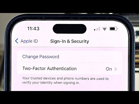 How To Change Apple ID Password iPhone 15 Pro Max
