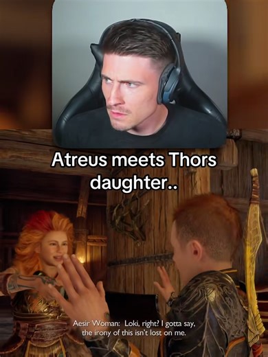 Atreus Encounters Thor's Daughter in God of War