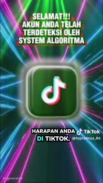 ALGORITMA FOR TIKTOK “Algoritma TikTok bekerja dengan membaca setiap sinyal kecil dari penonton. Semakin kuat sinyal yang diterima, semakin besar peluang sebuah video didorong ke FYP. Algoritma bukan hanya melihat jumlah tayangan, tetapi bagaimana penonton berinteraksi dengan sebuah video. ❤️ Jantung (Like) Memberi jantung adalah sinyal pertama bahwa video ini menarik. Semakin banyak jantung, algoritma akan menilai konten ini layak dijangkau lebih banyak orang. 💌 Komentar Komentar adalah salah