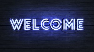 Flashing Neon Sign Welcome Stock Footage Video (100% Royalty-free) 1013264732 | Shutterstock