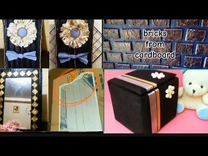 how to recycle cardboard boxes at home