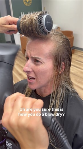 When your guest drives an hour to get her hair done and requests we make this reel…the answer is obvious! #salonhumor #studionovamo #colecamphair #colecampmo #sedaliahair #loyalguest | Studio Nova