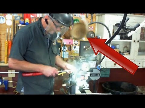 Danger Zone!!! Bowl vs Face Shield! Woodturning Accident.....