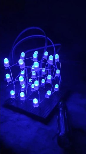 3×3×3 LED Cube #arduinoproject #ledproject #cube #gcgelectronics