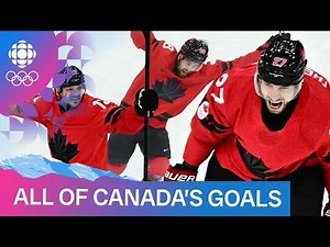 All 28 of Canada's goals from 2026 Olympic men's hockey tournament