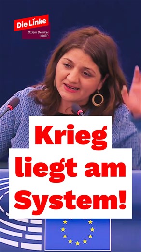 Özlem Alev Demirel on Instagram: "Krieg und Aufrüstung haben System. Es liegt am System. Es ist die Zeit der Monster."