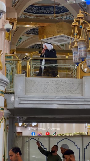 1.8M views · 209K reactions | Masjid An Nabawi Asr Azan | Haramain Servant | Facebook