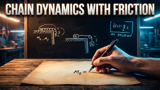 Exploring chain motion over a table under frictional forces