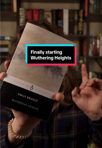 It’s time to lock in if you’re going to read Wuthering Heights before the movie comes out in February 📚😂 I started this Emily Brontë classic yesterday and I’m loving it so far! #wutheringheights #booktok #reading #books #bookish