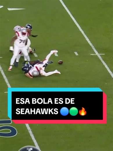 BYRON MURPHY SE QUEDA CON ESA BOLA 🔵🟢💥 Los Seahawks recuperan el ovoide en campo rival. #MundoNFL #Seahawks