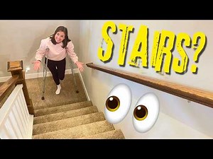 How to Go Up and Down Stairs with Crutches Safely (Non-Weight Bearing)